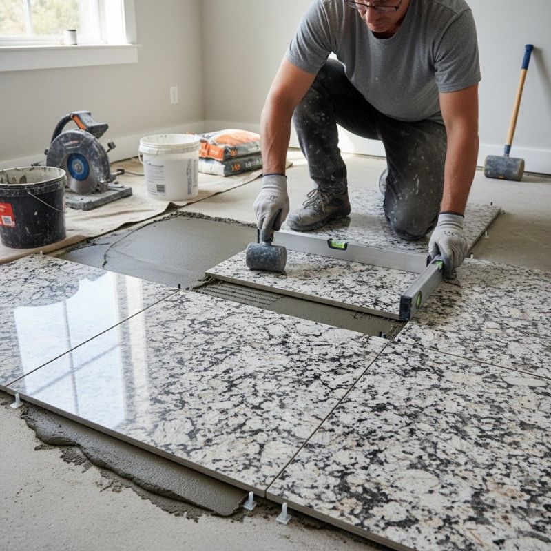 Granite Tile Installation in Alpharetta, GA