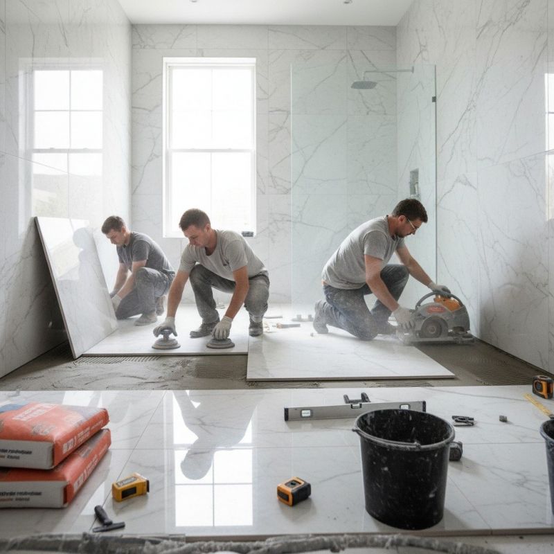 Terrazzo Tile Installation in Olathe, KS