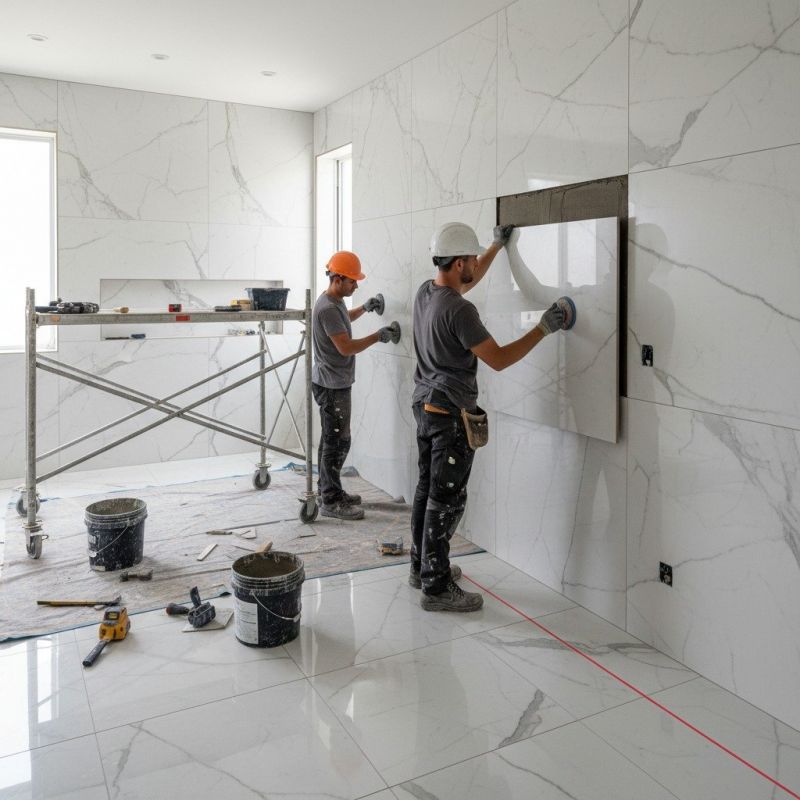 Marble Floor Installation