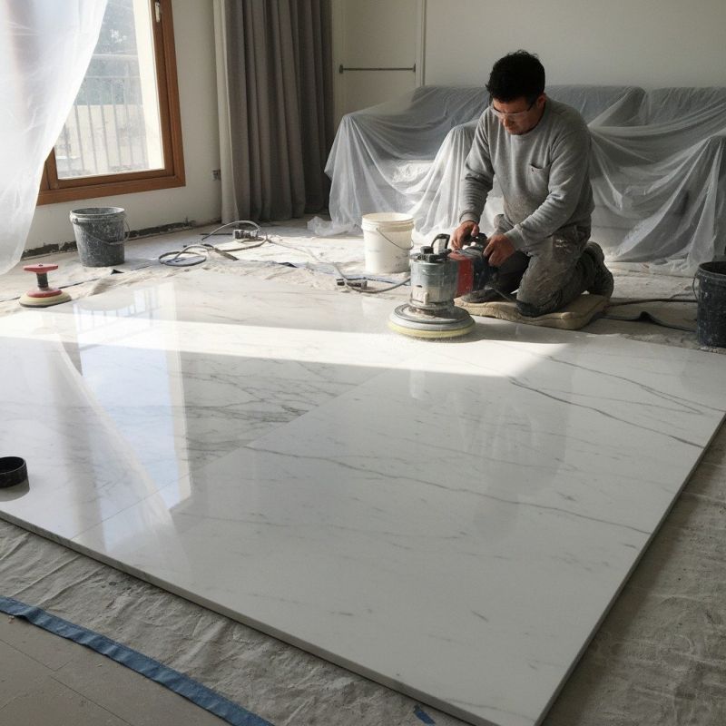 Marble Floor Installation