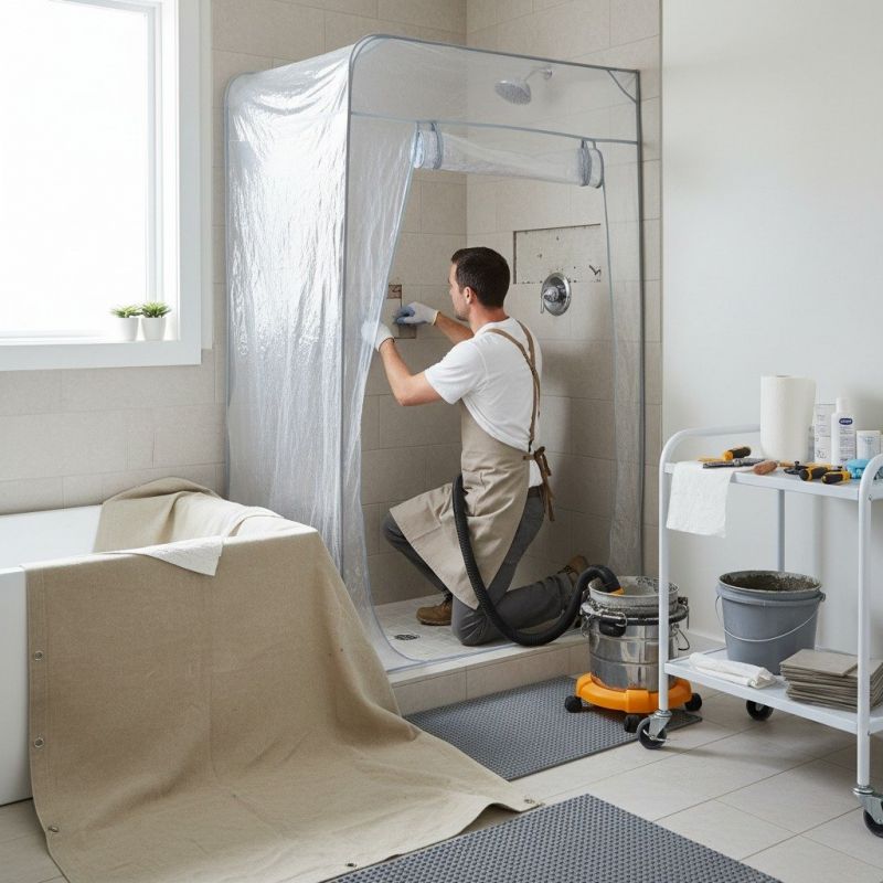 Bathroom Tile Repair in Alpharetta, GA