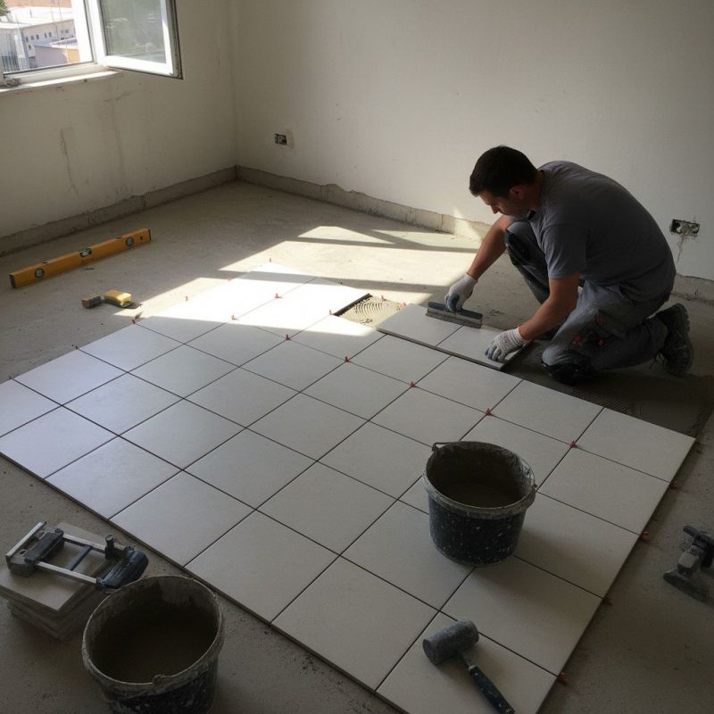 Mosaic Tile Floor Installation in Longmont, CO