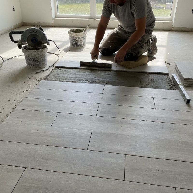 Restroom Floor Replacement in Fredericksburg, VA