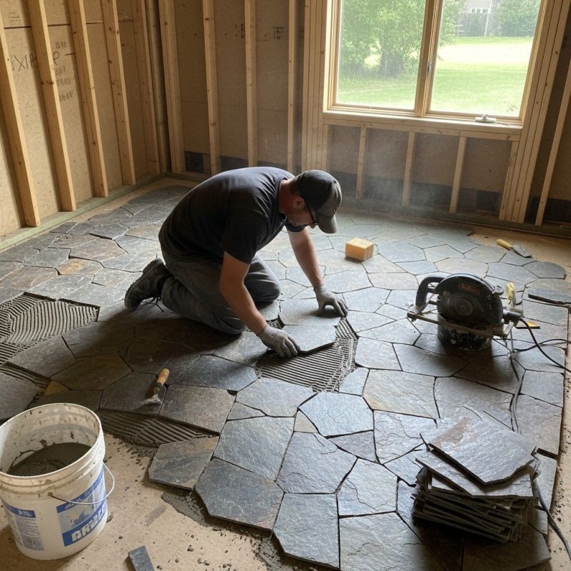Stone Floor Installation in Alpharetta, GA