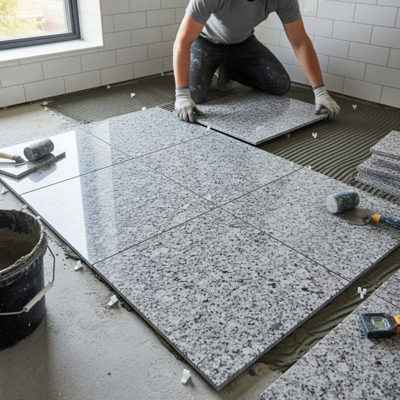 Stone Floor Installation in Kansas City, KS