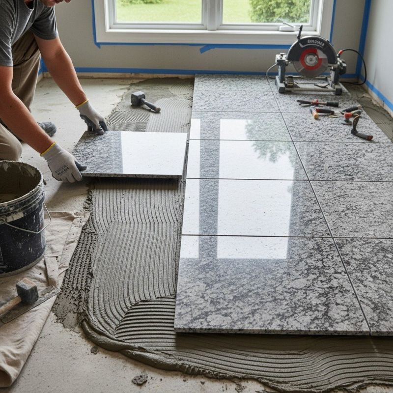 Stone Flooring Installation in Overland Park, KS