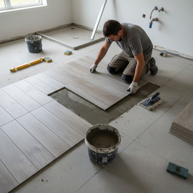 Tile Floor Renovation in Longmont, CO