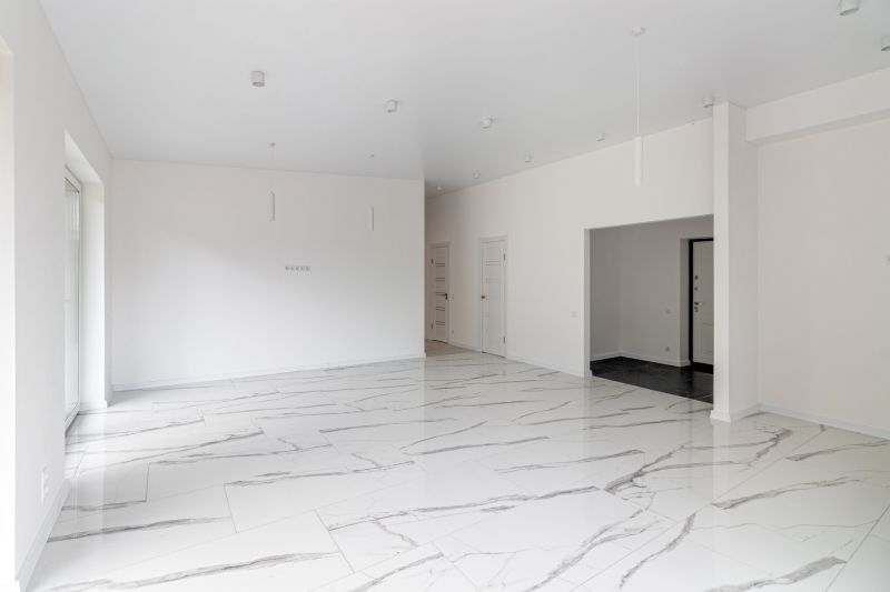 White Marble Tile Installation in Alpharetta, GA
